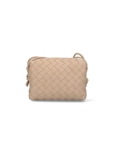 Bottega Veneta Woven Mini Bag In Beige