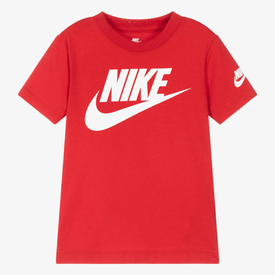 Nike Kids' Boys Red Cotton T-shirt