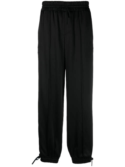 Jil Sander Ealstic Waist Trousers In Black  