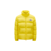 Moncler High-collar Long-sleeved Cotton Suit In Jaune
