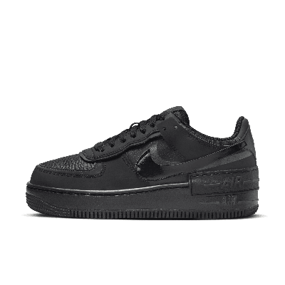 Nike Women's Air Force 1 Shadow Shoes In Black