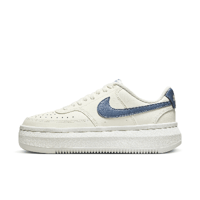 Nike Women's Court Vision Alta Shoes In White