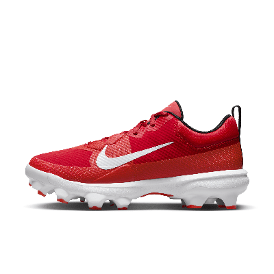 Nike Men's Force Trout 9 Pro Mcs Baseball Cleats In White/light Crimson/university Red