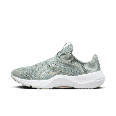 Nike In-season Tr 13 Training Shoe In Green/ Pink/ Silver