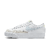 Nike Blazer Low Platform Sneaker In White