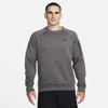 Nike Men's Therma-fit Fitness Crew In Grey