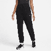 Nike Women's Therma-fit One Loose Fleece Pants In Black,pale Ivory