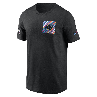 Nike Carolina Panthers Crucial Catch Sideline  Men's Nfl T-shirt In Black