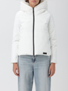 Canadian Jacket  Woman In White