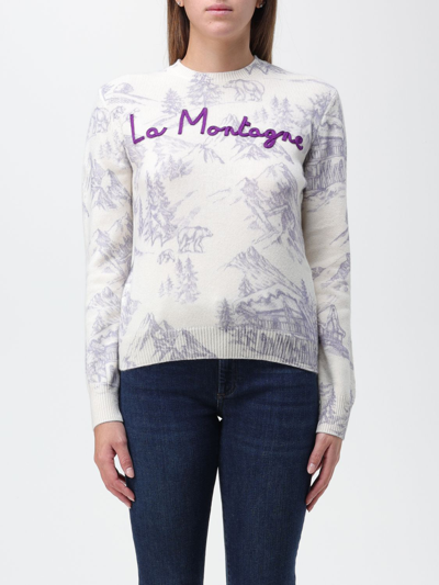 Mc2 Saint Barth La Montagne Crewneck Knitted Jumper In Multi