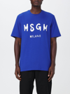Msgm T-shirt  Men In Blue