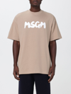 Msgm T-shirt  Herren Farbe Natural