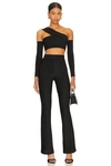 Superdown Allyson Pant Set In Black Metallic