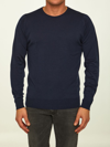 JOHN SMEDLEY BLUE MERINO JUMPER