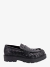 Bottega Veneta Haddock Intrecciato Leather Loafers In Black