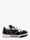 Dolce & Gabbana Denim New Roma Sneakers In Black