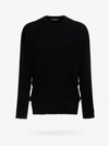 Versace Crew-neck Wool Sweater In Black