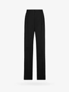 Dolce & Gabbana Flared Woolen Pants In Black
