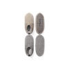 Bombas Gripper Slipper 2-pack In Taupe Grey Mix