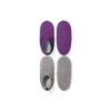 Bombas Gripper Slipper 2-pack In Cabernet Grey Mix