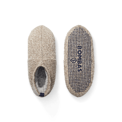 Bombas Gripper Slipper In Taupe