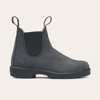 Blundstone Beatles 587 In Black Gray Leather In Rustic Black