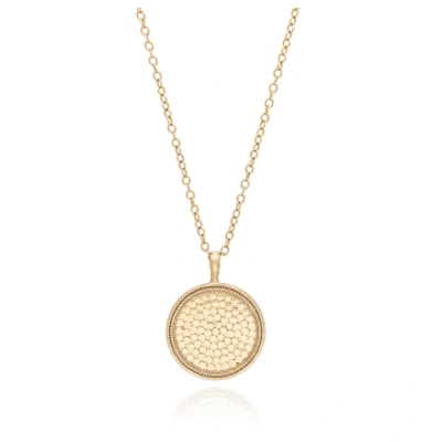 Anna Beck Large Medallion Necklace In Gold