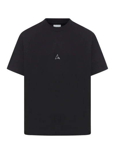Roa Mock Jersey T-shirt In Black