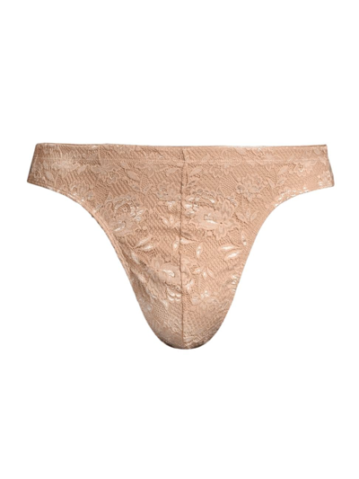 Cosabella Men's Never Classic Lace G-string In Sette