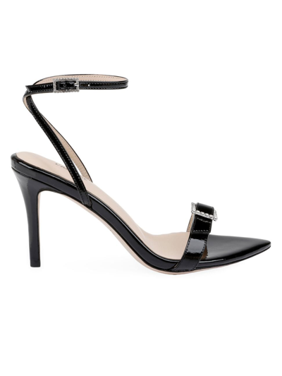 L Agence Women's Juneau Patent Leather Sandals In Black