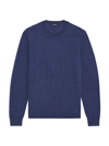 Theory Nare Sweater In Cotton In Blue