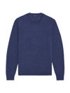 Theory Nare Sweater In Cotton In Atlantic Melange