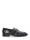 The Row Soft Eel Loafers 25 In Black