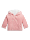 Polo Ralph Lauren Baby Boy's Double-breasted Hooded Jacket In Tickled Pink