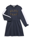 GOLDEN GOOSE LITTLE GIRL'S & GIRL'S DREAMER CREWNECK SWEATSHIRT DRESS