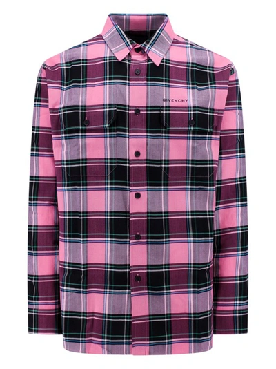 GIVENCHY MULTICOLOR MADRAS OVERSIZE SHIRT