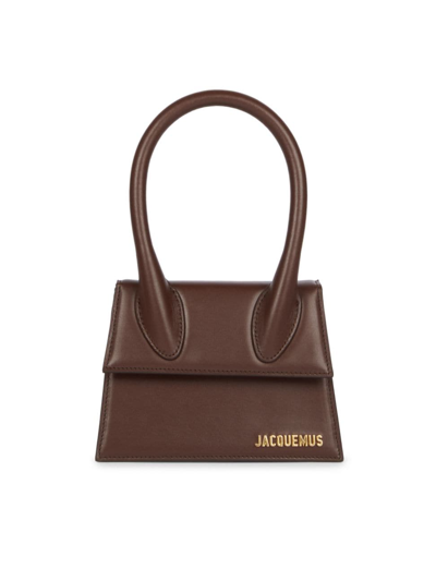 Jacquemus Le Chiquito Moyen Tote Bag In Brown
