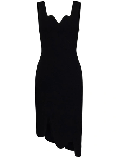 Moschino Black Morphed Midi Dresss