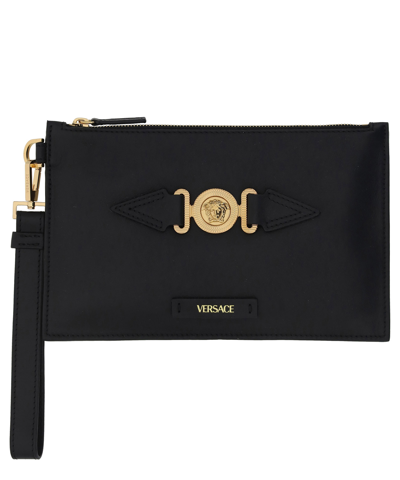Versace Pouch In Black