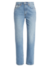 RE/DONE WOMEN'S 90S HIGH-RISE RIGID STRAIGHT JEANS