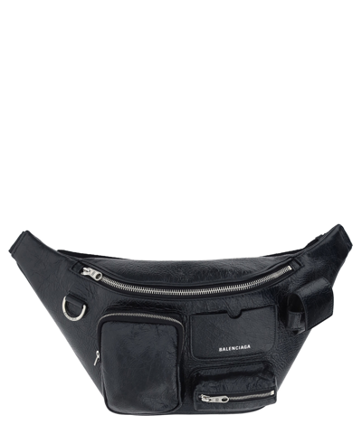 Balenciaga Belt Bag In Black