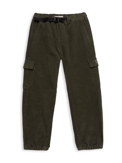 Golden Goose Elasticated-waistband Cotton Track Pants In Green