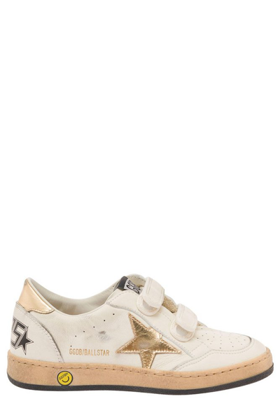 Golden Goose Kids Round Toe Lace In White