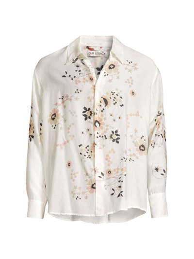Our Legacy Above Shirt Floral-print Shirt In Eastern Flower Print 