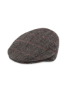 SAKS FIFTH AVENUE MEN'S COLLECTION PLAID WOOL FLAT CAP