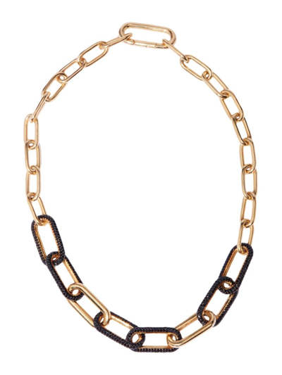 Nickho Rey Women's The Collection Link 14k-gold Vermeil & Crystal Collar Necklace