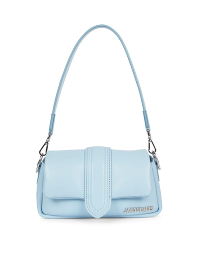 Jacquemus Le Petit Bambimou Leather Shoulder Bag In Blue