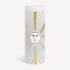 Fornasetti Tall Soli Candle In White/black/gold