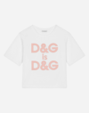 DOLCE & GABBANA JERSEY T-SHIRT WITH LOGO EMBROIDERY