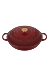 LE CREUSET SIGNATURE 5 QUART ENAMELED CAST IRON BRAISER